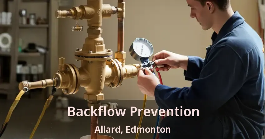 Backflow Prevention Allard, Edmonton - AB