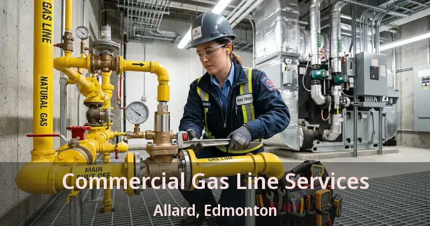 Commercial Gas Line Services Allard, Edmonton - AB