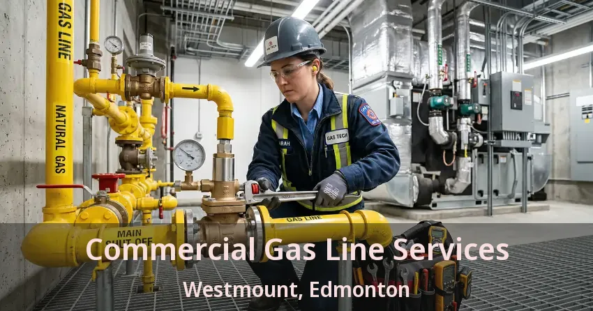 Commercial Gas Line Services Westmount, Edmonton - AB