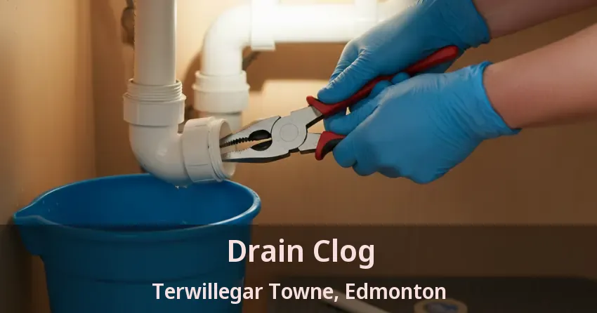 Drain Clog Terwillegar Towne, Edmonton - AB