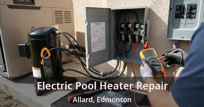 Electric Pool Heater Repair Allard, Edmonton - AB