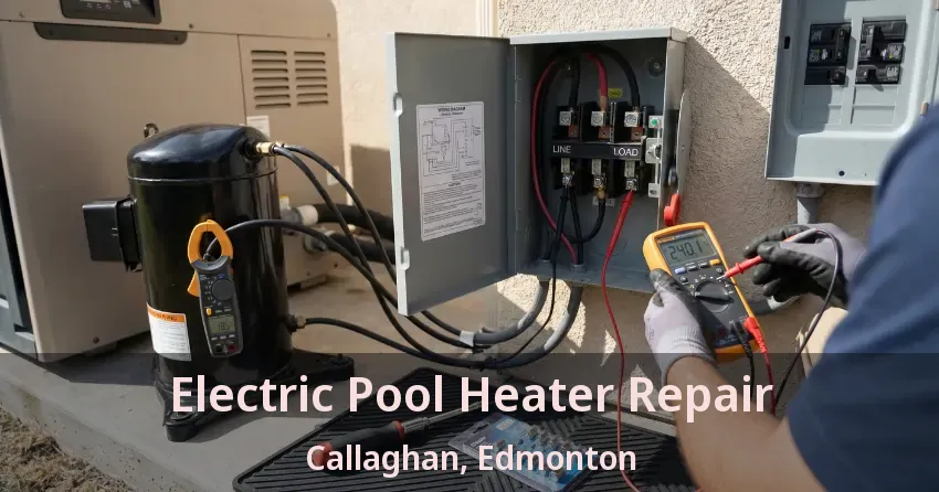 Electric Pool Heater Repair Callaghan, Edmonton - AB