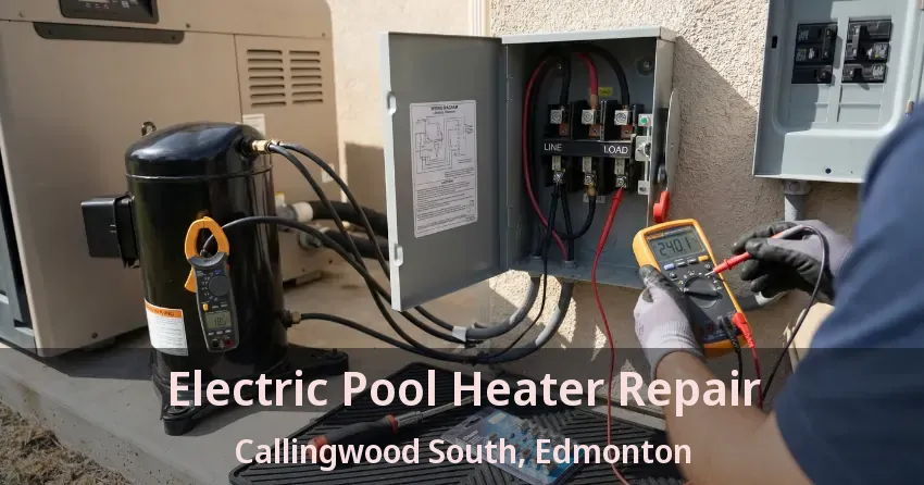 Electric Pool Heater Repair Callingwood South, Edmonton - AB