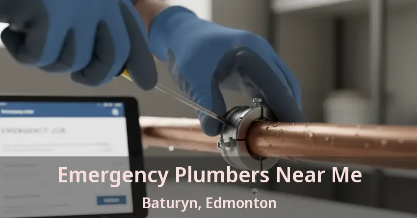 Emergency Plumbers Near Me Baturyn, Edmonton - AB