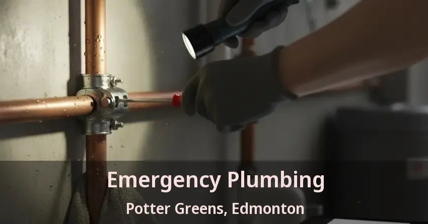 Emergency Plumbing Potter Greens, Edmonton - AB
