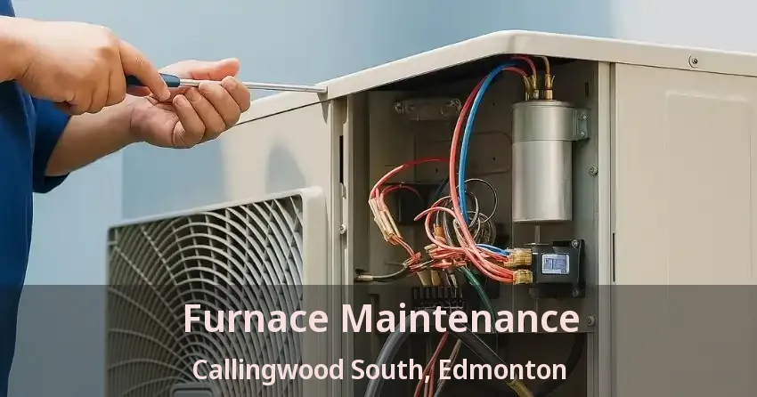 Furnace Maintenance Callingwood South, Edmonton - AB