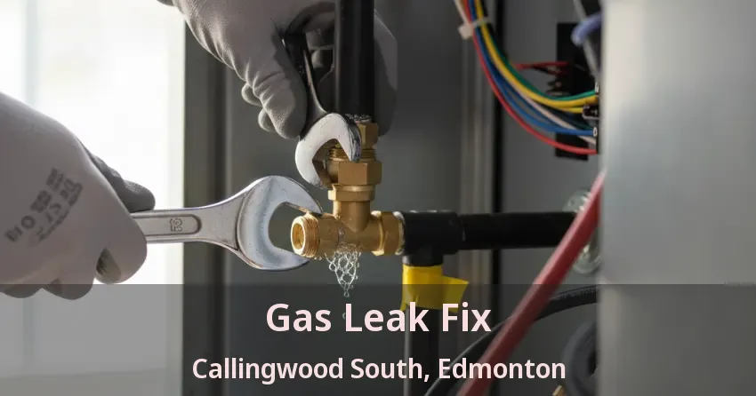 Gas Leak Fix Callingwood South, Edmonton - AB