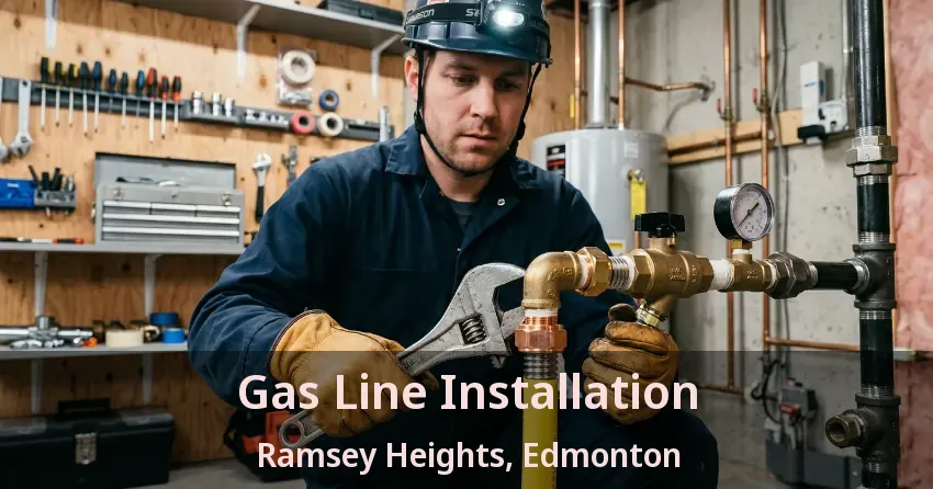 Gas Line Installation Ramsey Heights, Edmonton - AB