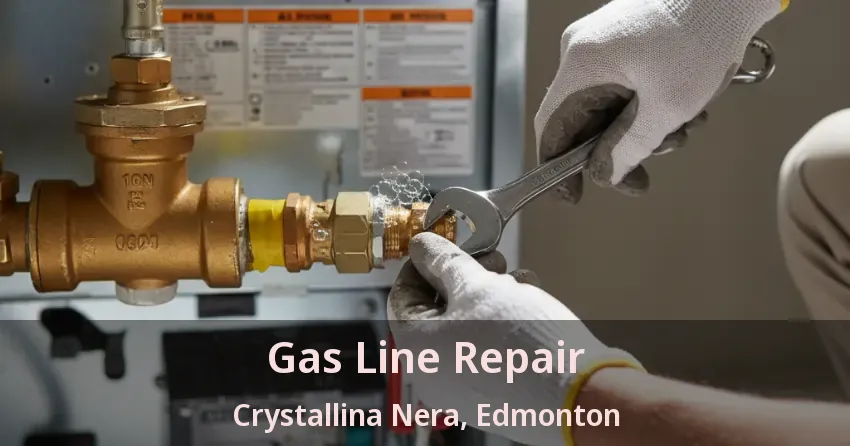 Gas Line Repair Crystallina Nera, Edmonton - AB