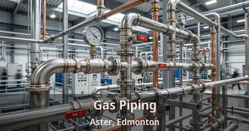 Gas Piping Aster, Edmonton - AB