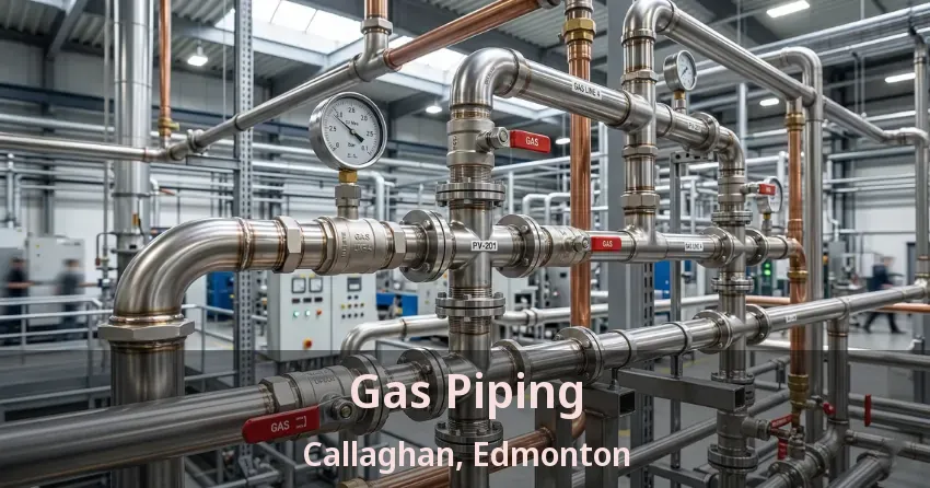 Gas Piping Callaghan, Edmonton - AB