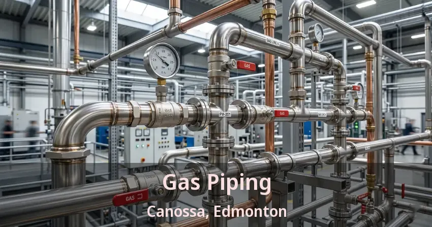 Gas Piping Canossa, Edmonton - AB