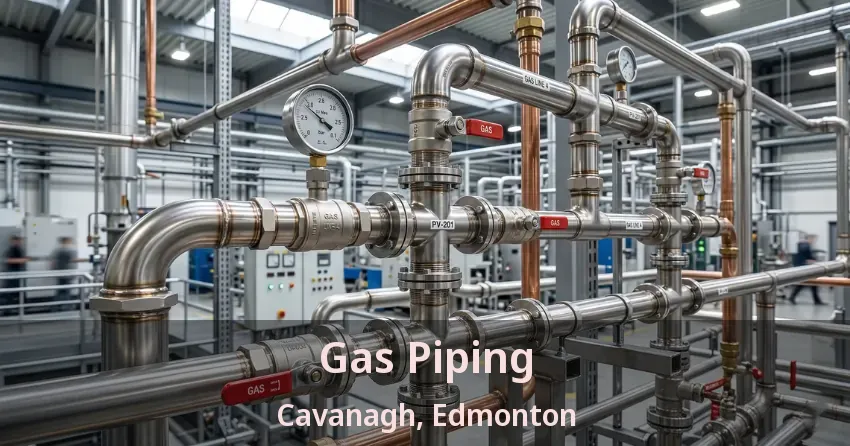 Gas Piping Cavanagh, Edmonton - AB