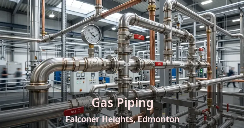Gas Piping Falconer Heights, Edmonton - AB