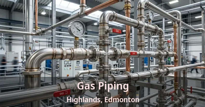 Gas Piping Highlands, Edmonton - AB