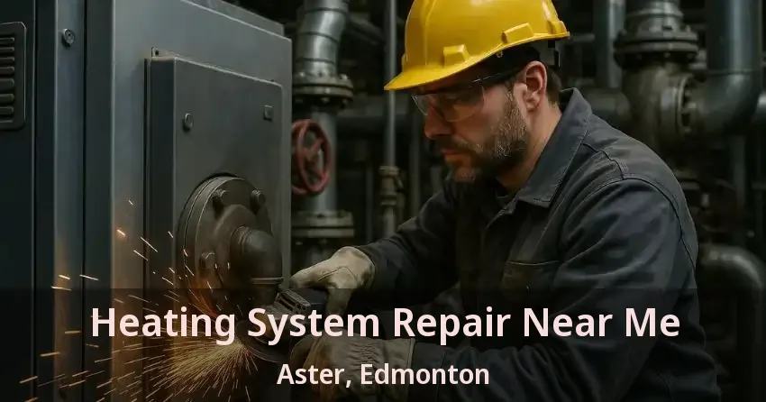 Heating System Repair Near Me Aster, Edmonton - AB