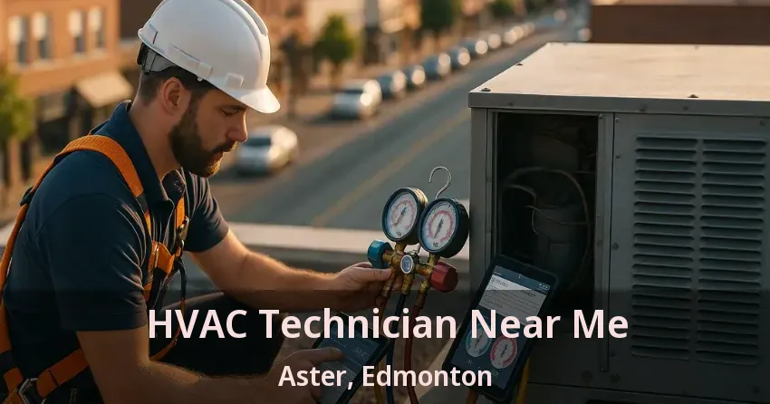 HVAC Technician Near Me Aster, Edmonton - AB