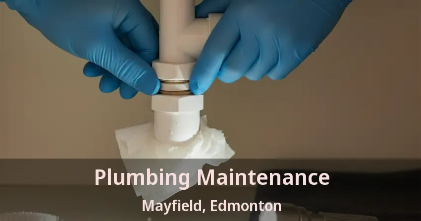 Plumbing Maintenance Mayfield, Edmonton - AB