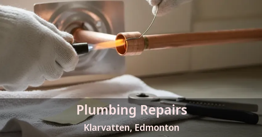 Plumbing Repairs Klarvatten, Edmonton - AB