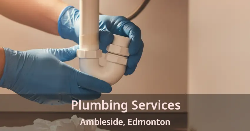 Plumbing Services Ambleside, Edmonton - AB