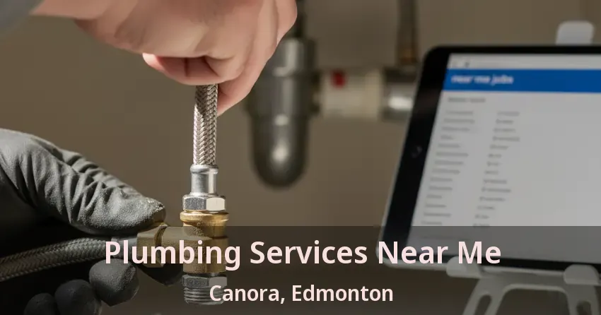 Plumbing Services Near Me Canora, Edmonton - AB