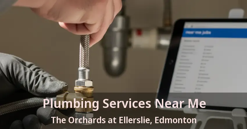 Plumbing Services Near Me The Orchards at Ellerslie, Edmonton - AB