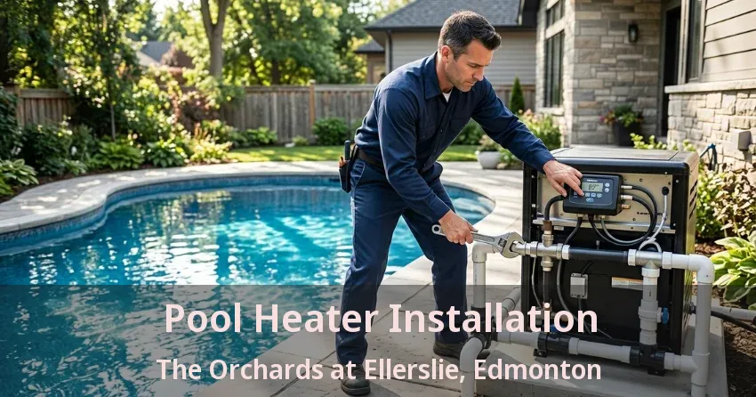 Pool Heater Installation The Orchards at Ellerslie, Edmonton - AB
