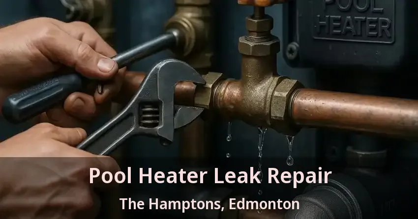 Pool Heater Leak Repair The Hamptons, Edmonton - AB