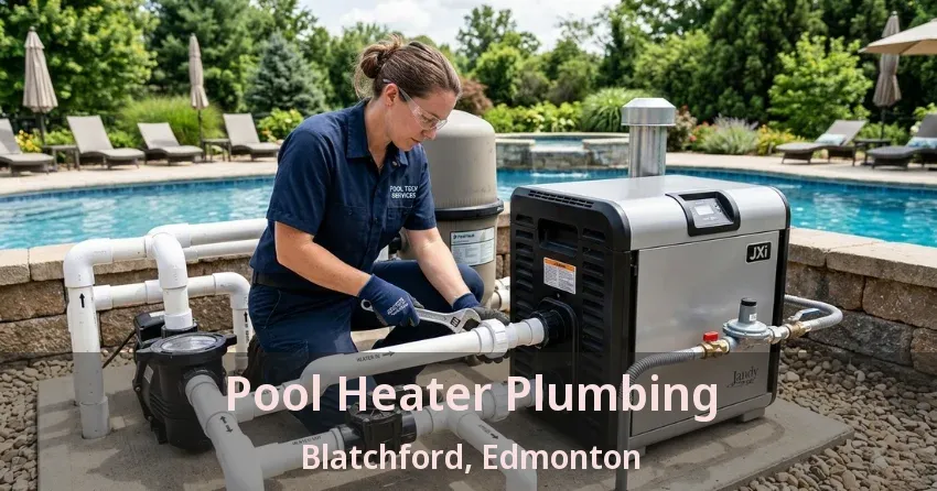 Pool Heater Plumbing Blatchford, Edmonton - AB