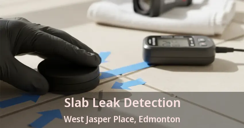 Slab Leak Detection West Jasper Place, Edmonton - AB