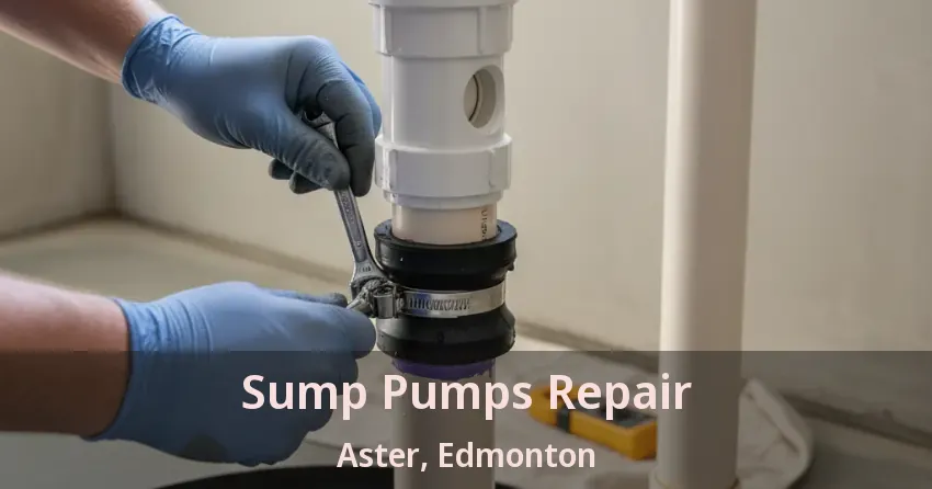 Sump Pumps Repair Aster, Edmonton - AB