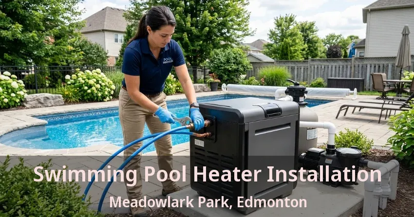Swimming Pool Heater Installation Meadowlark Park, Edmonton - AB