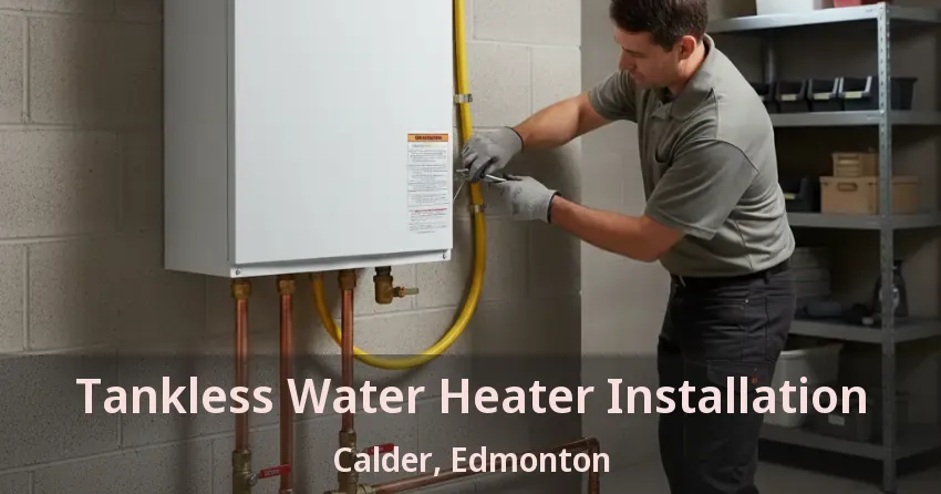 Tankless Water Heater Installation Calder, Edmonton - AB