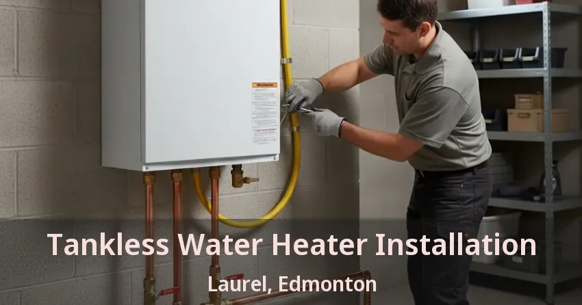 Tankless Water Heater Installation Laurel, Edmonton - AB