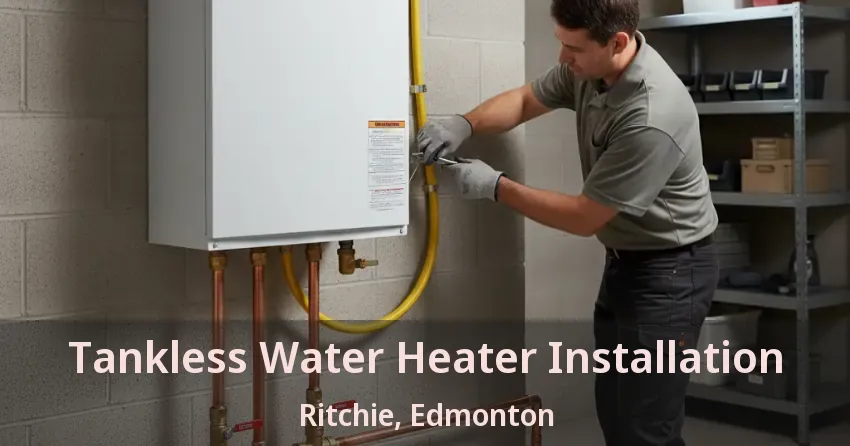 Tankless Water Heater Installation Ritchie, Edmonton - AB