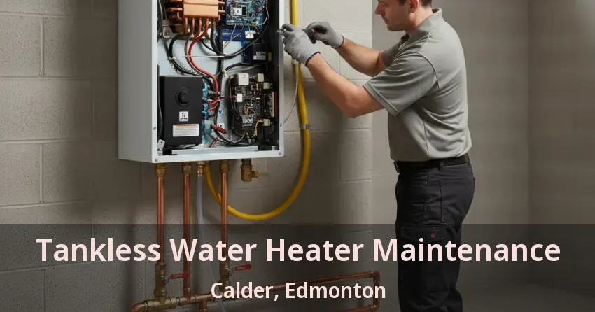 Tankless Water Heater Maintenance Calder, Edmonton - AB