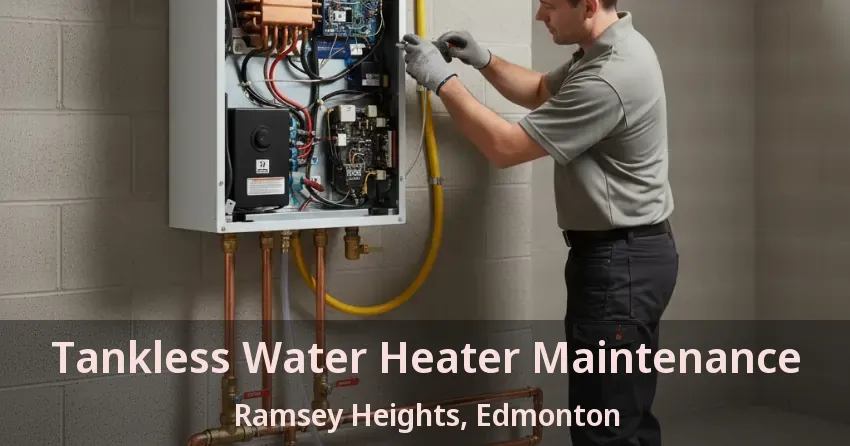 Tankless Water Heater Maintenance Ramsey Heights, Edmonton - AB