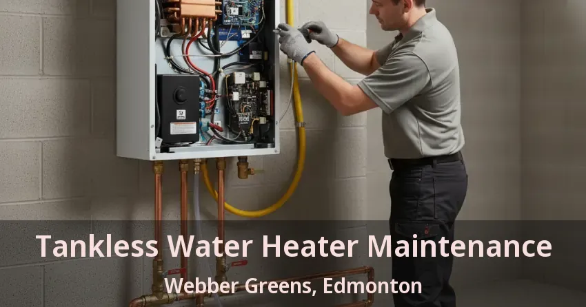 Tankless Water Heater Maintenance Webber Greens, Edmonton - AB
