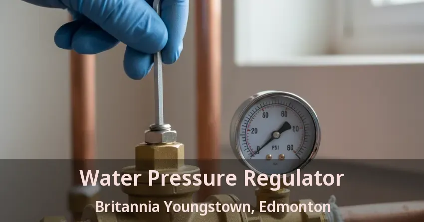 Water Pressure Regulator Britannia Youngstown, Edmonton - AB