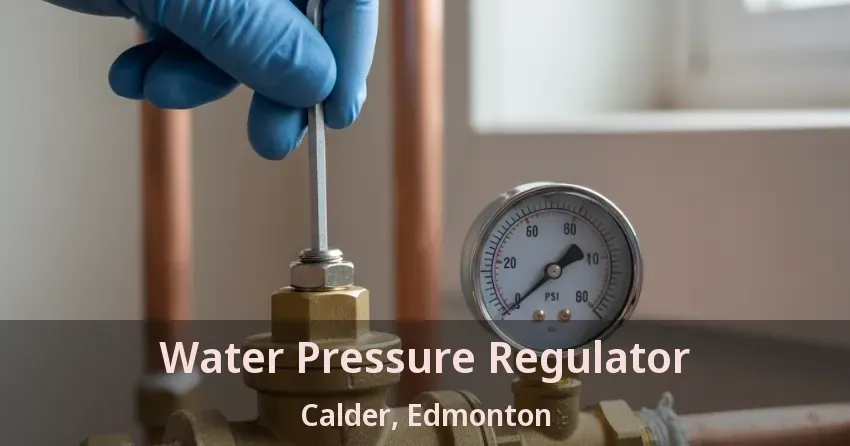Water Pressure Regulator Calder, Edmonton - AB