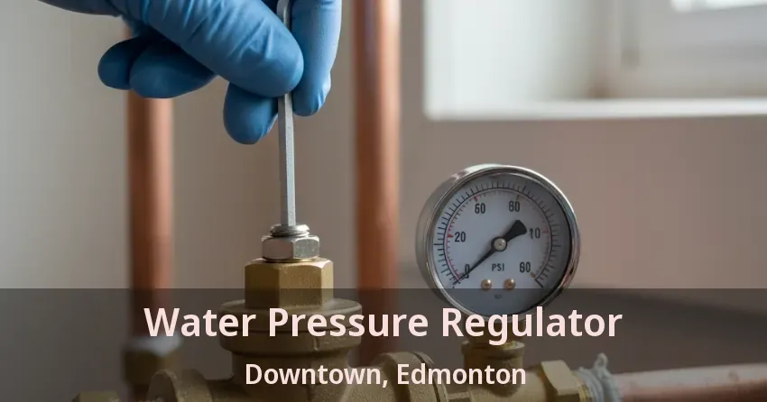Water Pressure Regulator Downtown, Edmonton - AB