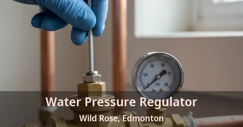 Water Pressure Regulator Wild Rose, Edmonton - AB